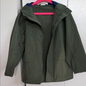 Kids Green Rain Jacket